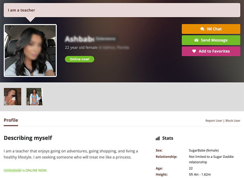 sugardaddie sugar baby profile