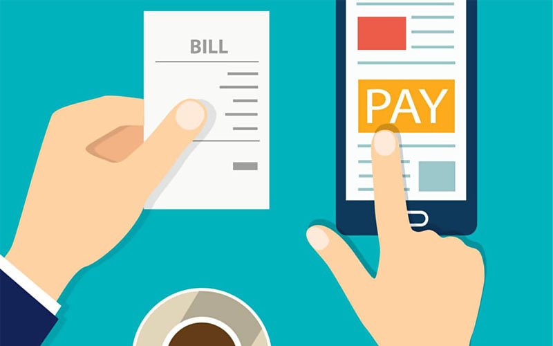paying bills