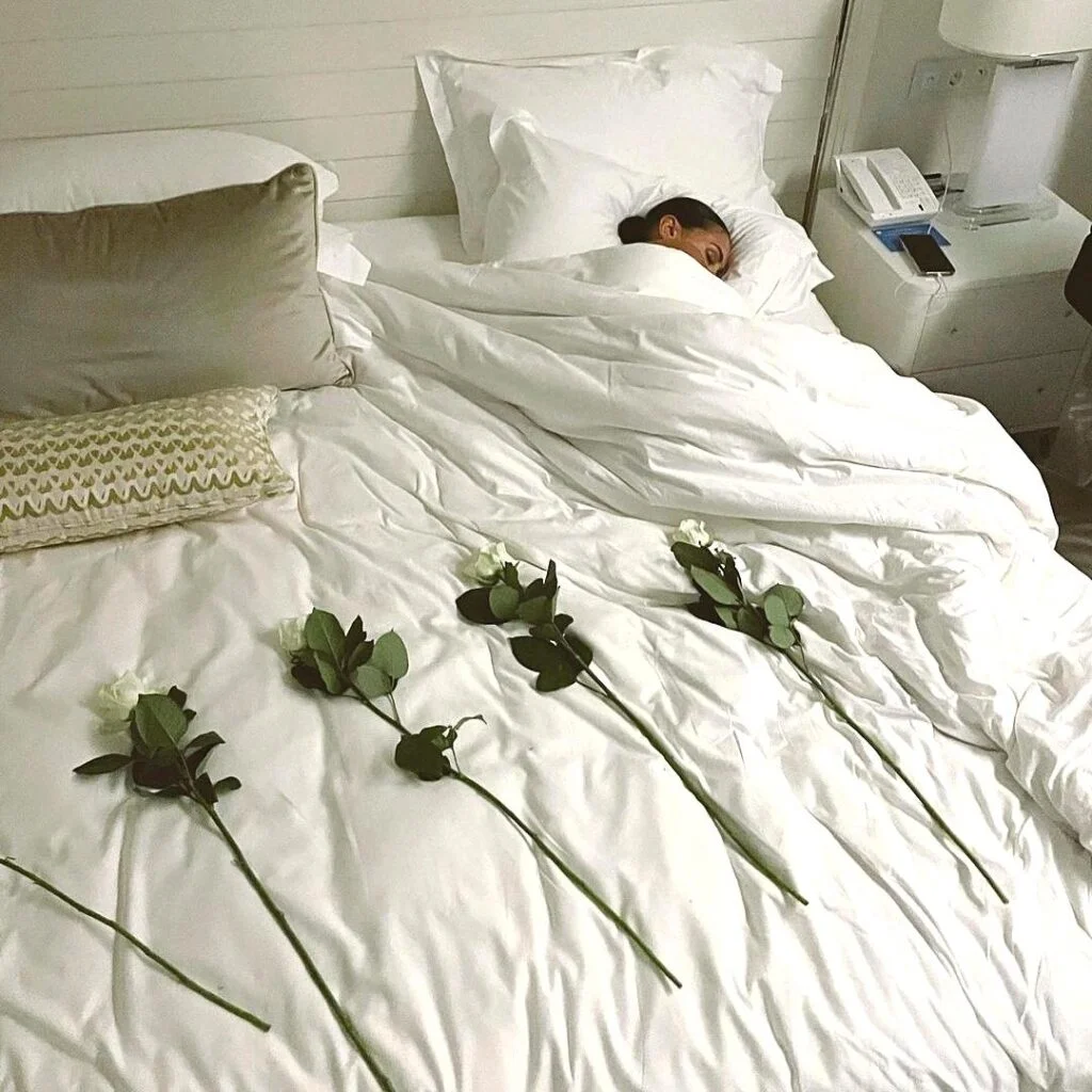 sugar baby in bed