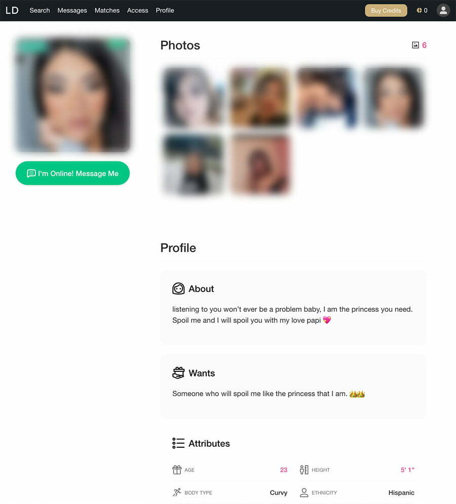 luxurydate profile