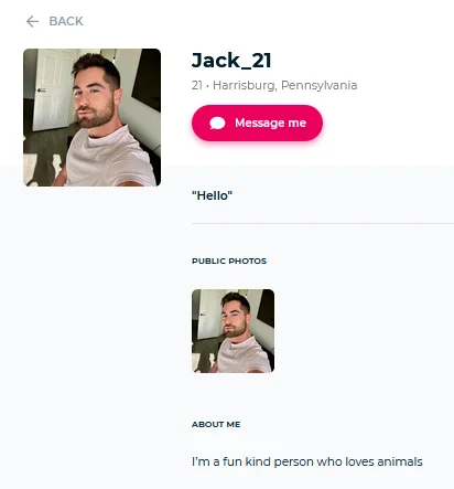 male sugar baby profile examples