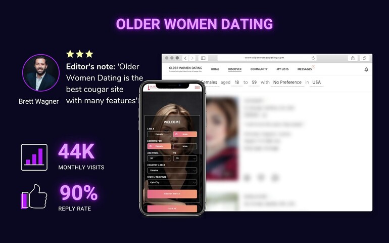 OlderWomenDating Site Review 2025: Main Features, Subscription, Pros & Cons