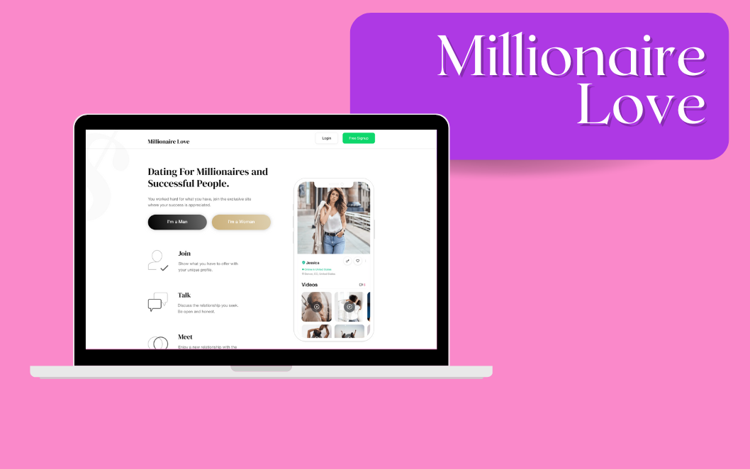 MillionaireLove website for sugar babies