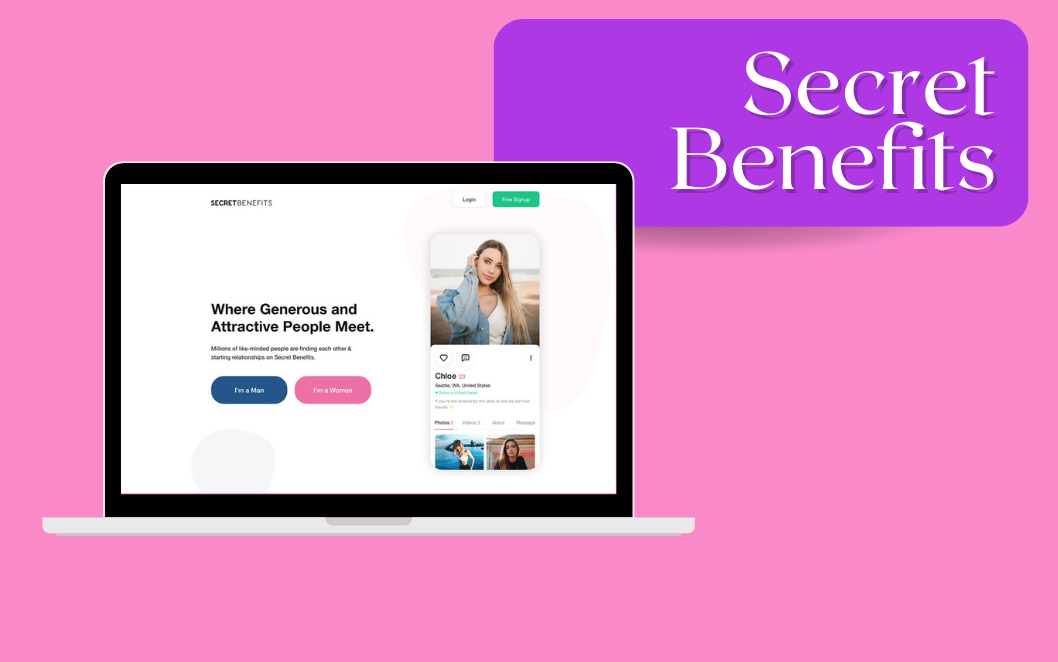 SecretBenefits website for sugar babies